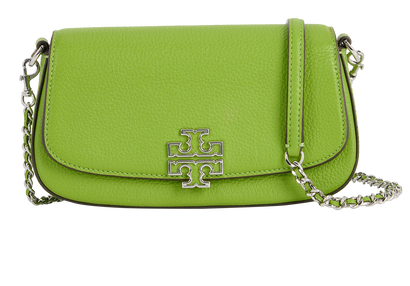 Britten Convertible Crossbody, &pound;175, Handbags, Green, Leather, Front view